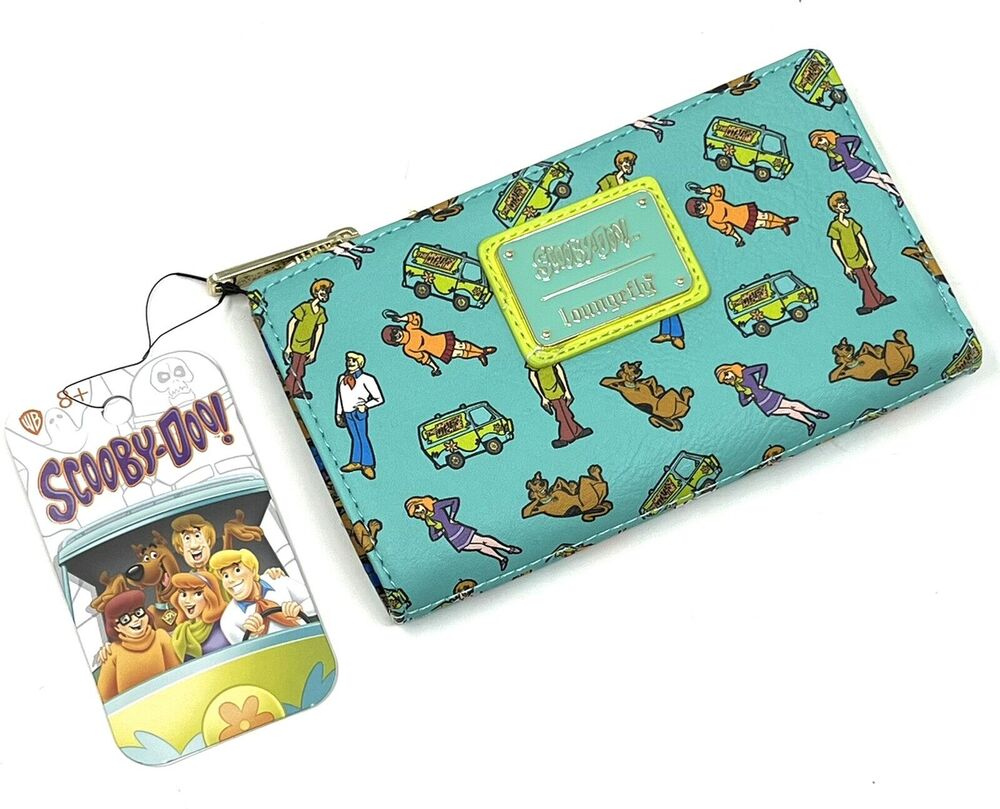 Loungefly Scooby Doo All Over Print Wallet NWT Shaggy Daphne Fred Velma